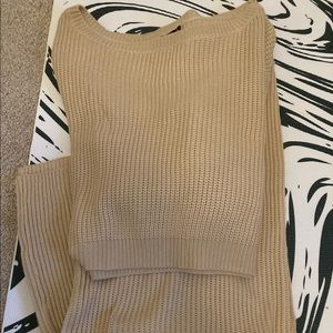 Brand New Nasty Gal 2 piece sweater set